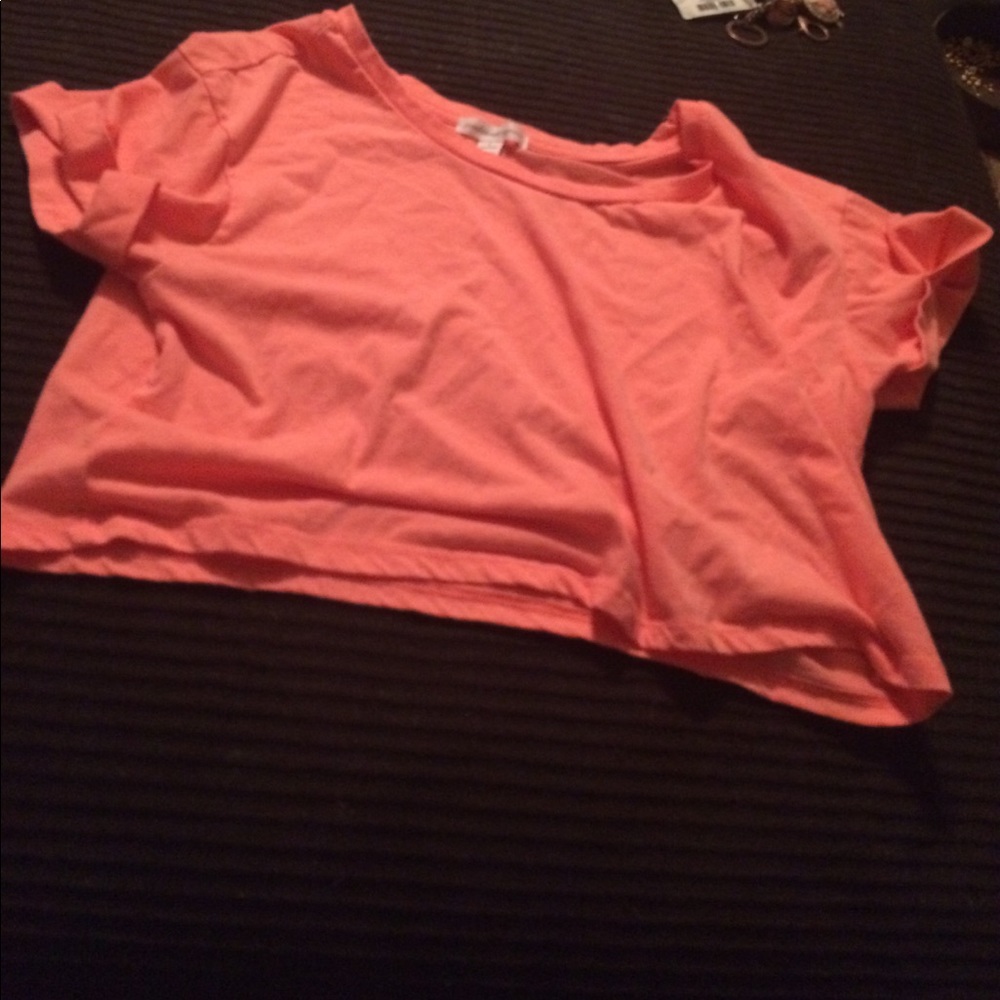 Pink crop top