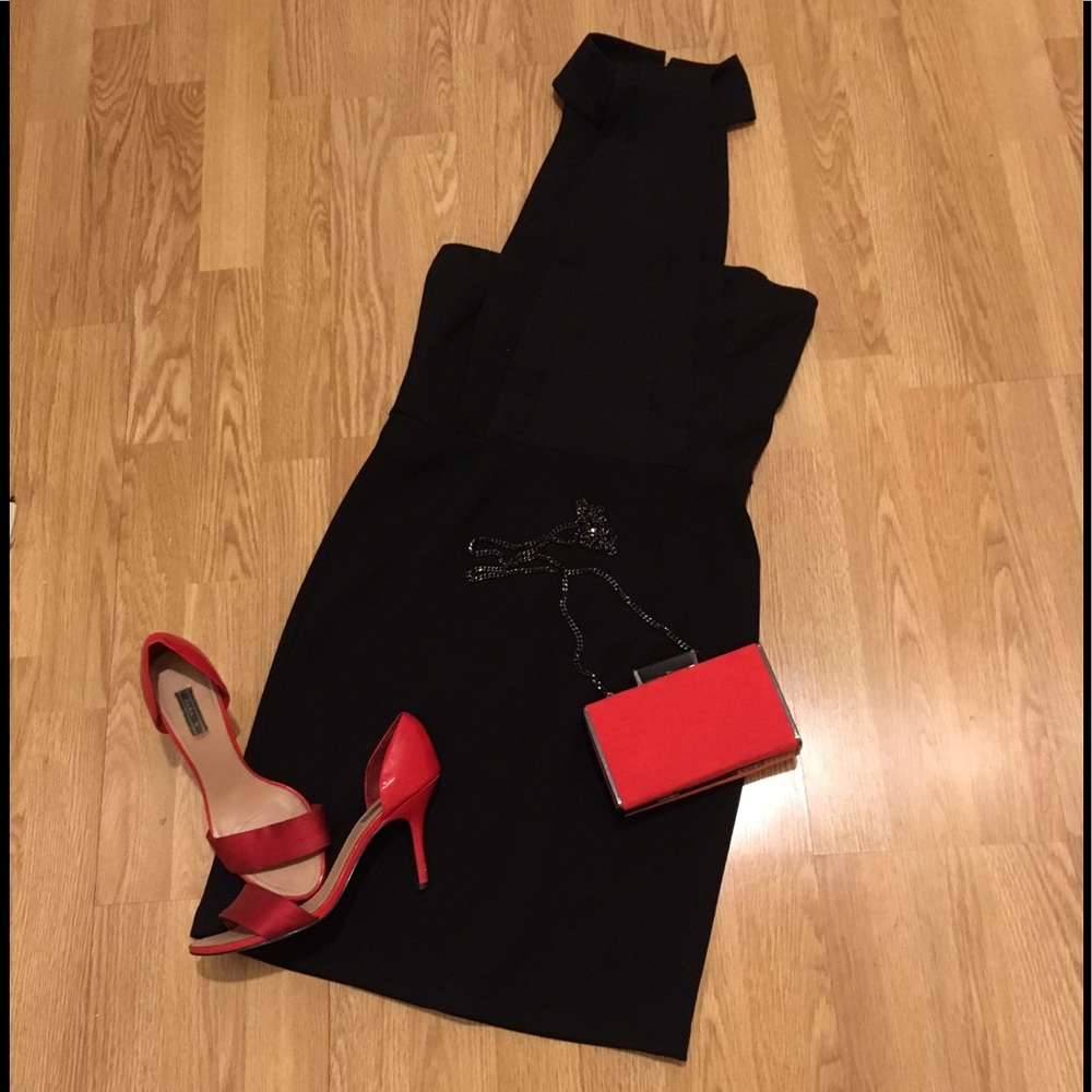 Elegant Black dress strapless