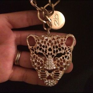 Leopard Bebe gold necklace