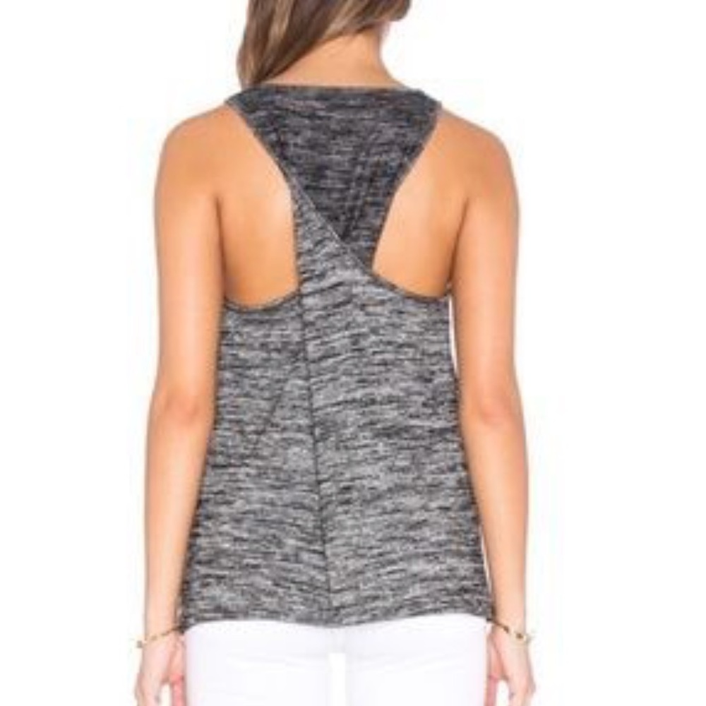 ๐ Rag and Bone heather gray twist back tank - Picture 1 of 8