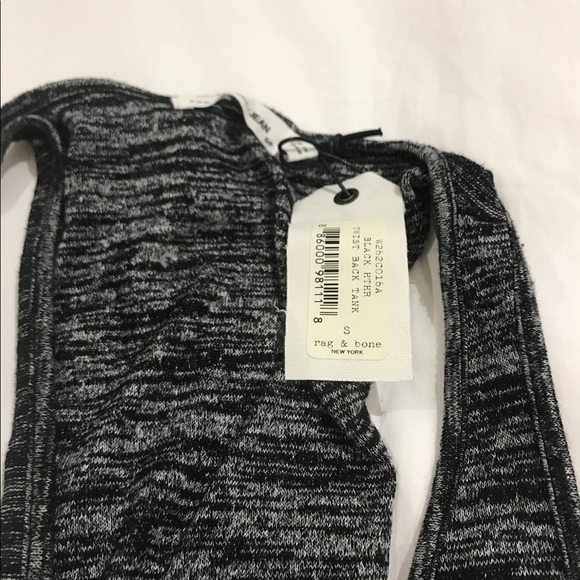 🐘 Rag and Bone heather gray twist back tank - Picture 8 of 8