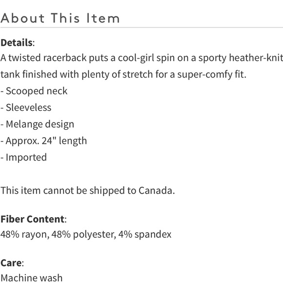 🐘 Rag and Bone heather gray twist back tank - Picture 4 of 8