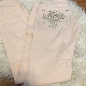 Miss Me pink skinny jeans