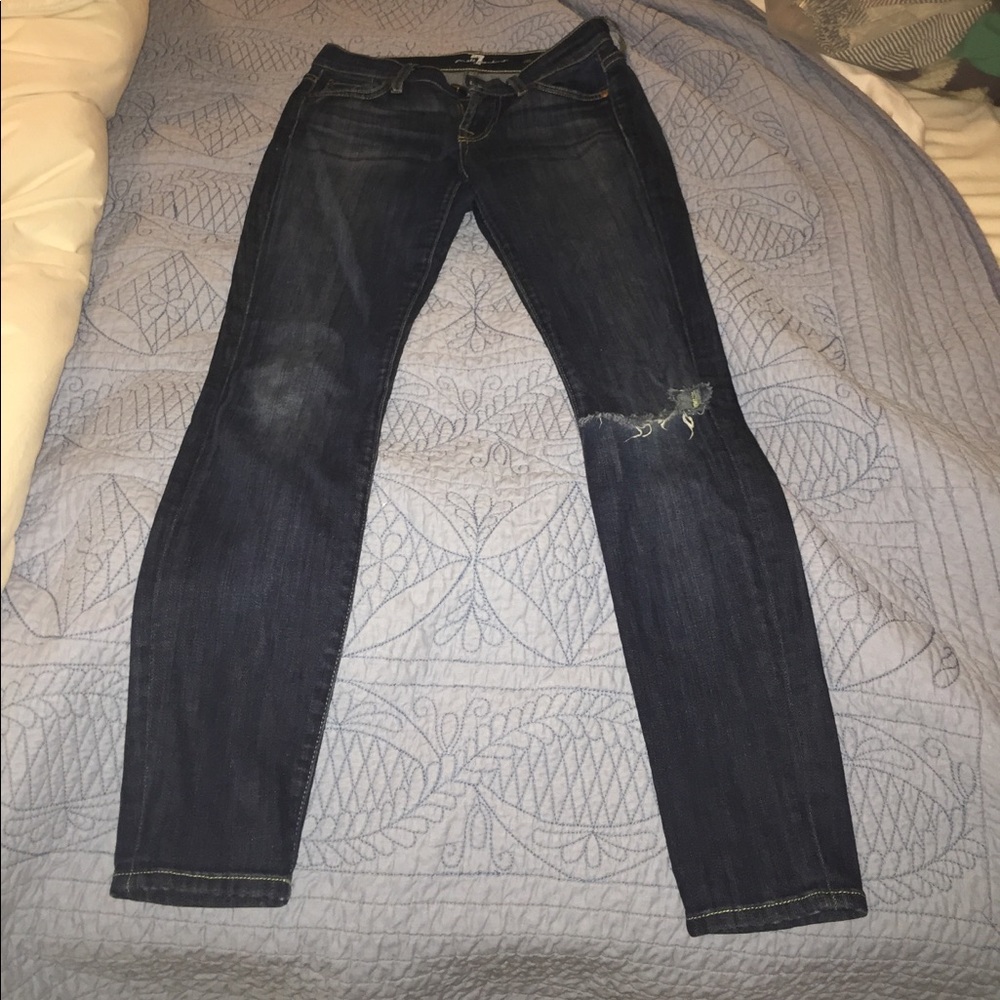 7 for All Mankind skinny jeans