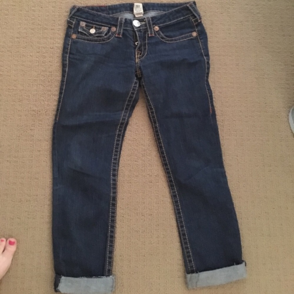 True religions capris jeans