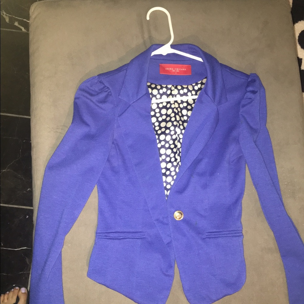 Royal blue blazer