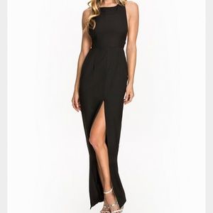 White Fox boutique. Teal Maxi Slit Dress AU 8 NWT