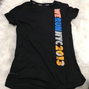Nike dri-fit size M women's NYC marathon 2013 tee