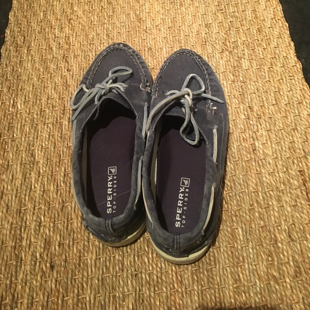 Denim blue Sperry Top-Sider Boat Shoes