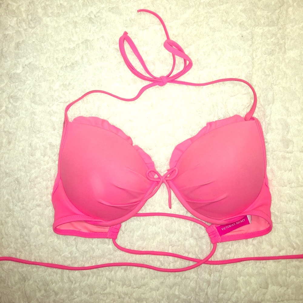 Victoria's Secret hot pink bikini top