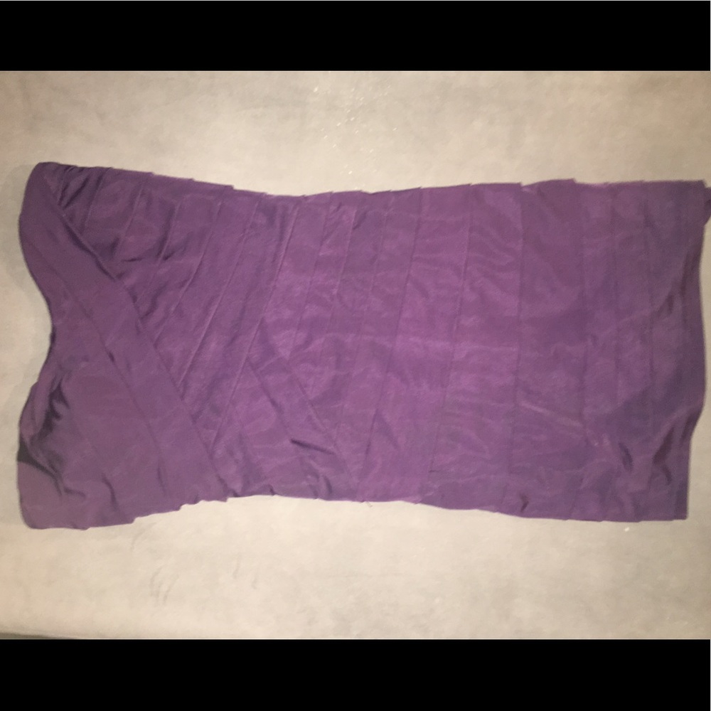 Plum tube top dress.