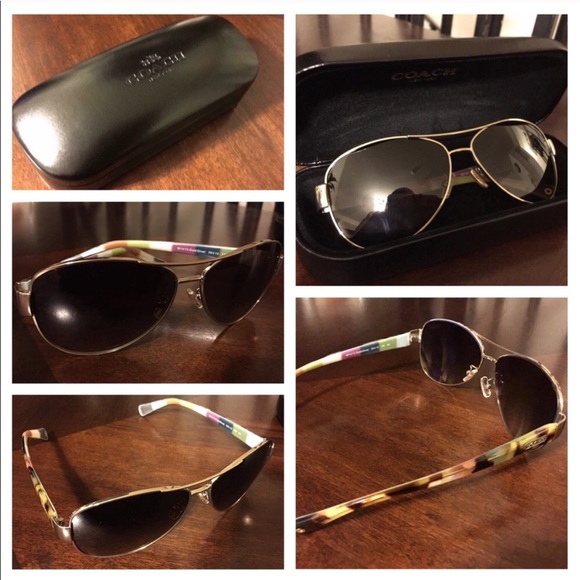 Coach Accessories - 🎉SALE🎉 COACH aviator sunglasses (Kristina)