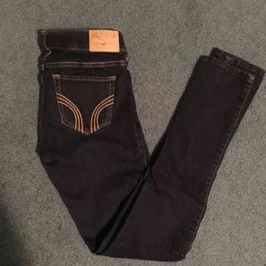 Hollister dark skinny jeans