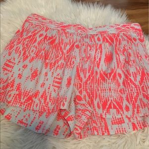 Ikat high waisted shorts