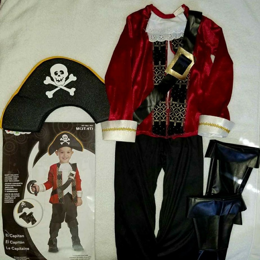 NIP Toddler 3T Pirate Costume
