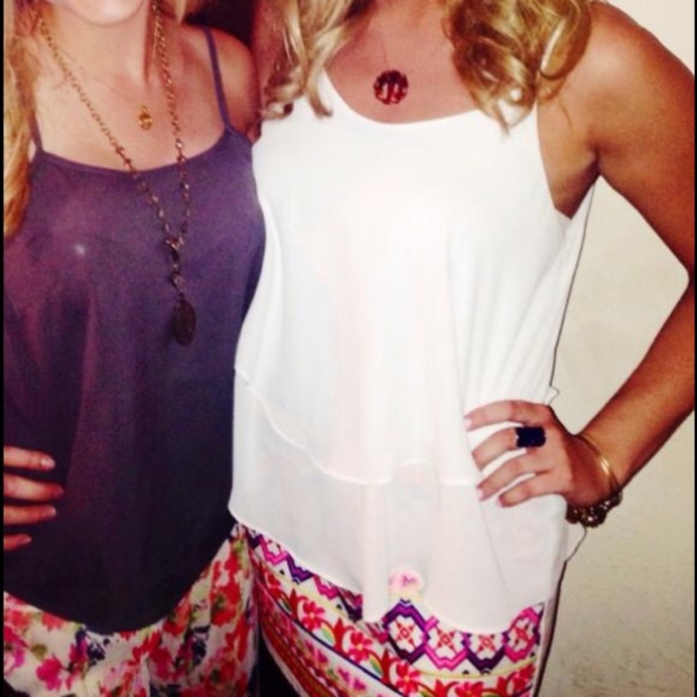 White flare top