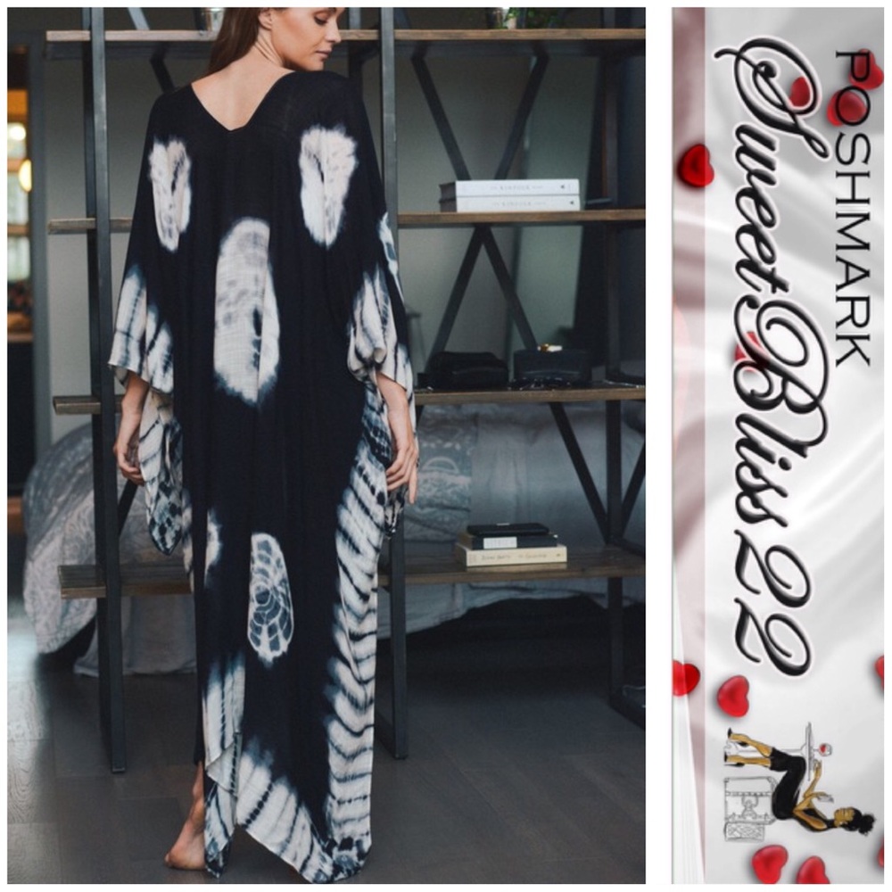 💎Black Tie Dye  Kimono Wrap💎 - Picture 2 of 2