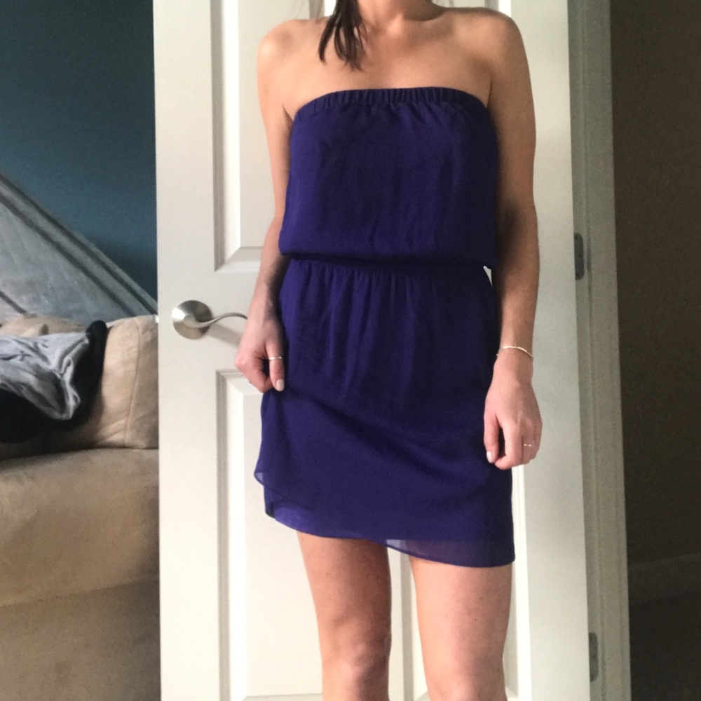 Express strapless dress