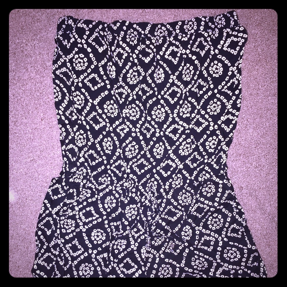Strapless Romper