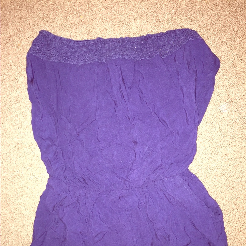 Strapless Romper