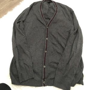 Banana Republic Gray Mens cardigan size Medium