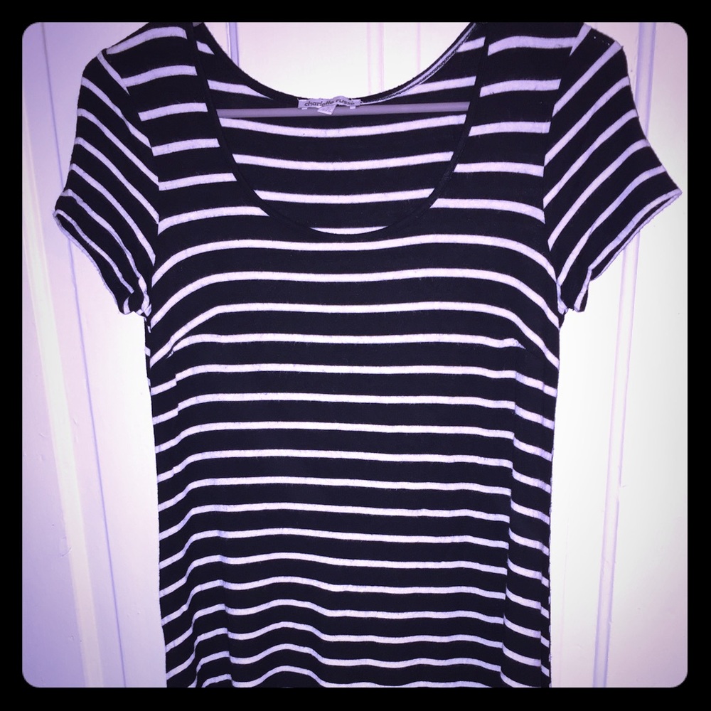 Striped T-shirt dress