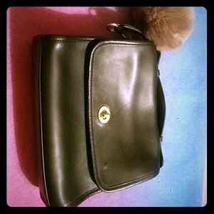Vintage refurnished coach court bag.