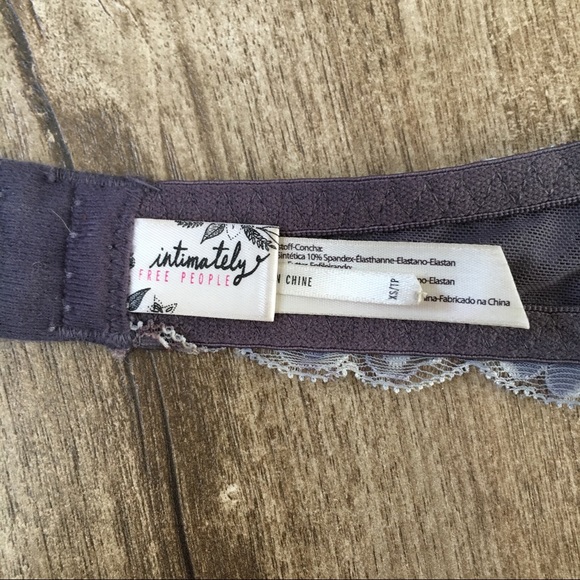 Free People Galloon Lace Halter Leopard Bra XS - Picture 6 of 8