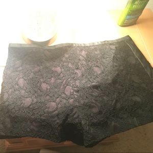 Express Lace black shorts
