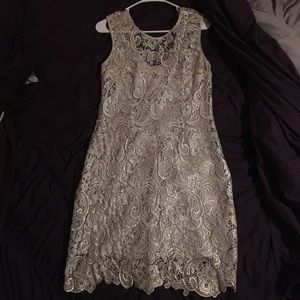 Silver Semi-Formal Dress