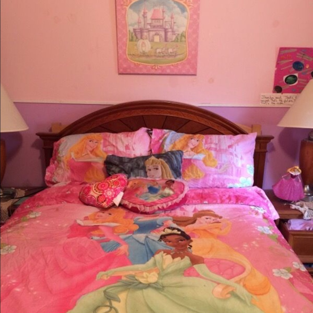 Disney princess 5 piece bedding set