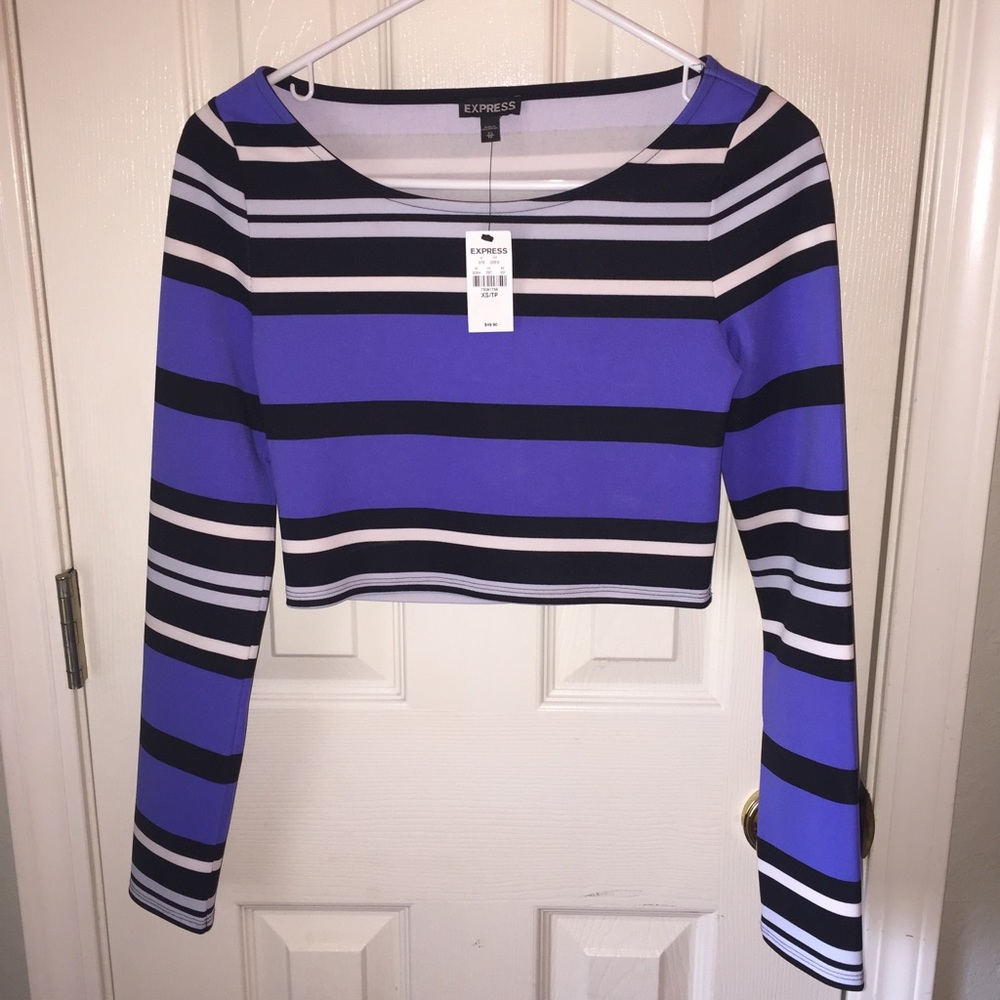 ❌SOLD❌EXPRESS NEW long sleeve crop top