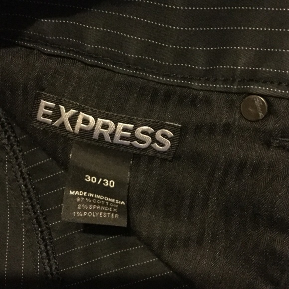 Men pre-owned striped black/white express - Picture 7 of 7