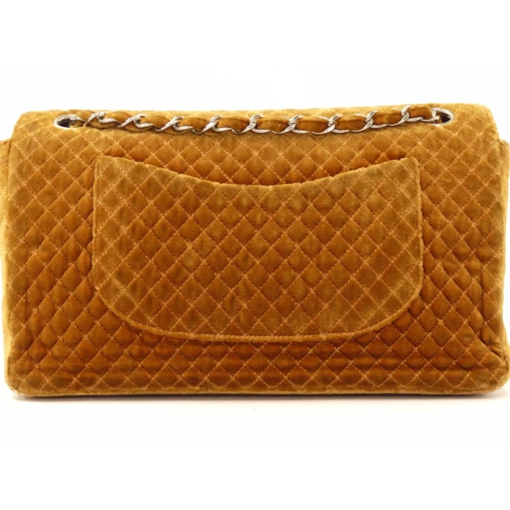 SOLD Chanel Velvet CC Turn Lock Vintage Chain Bag - Picture 4 of 8