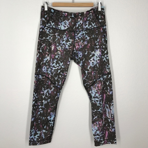 lululemon athletica Pants - Lululemon floral leggings size 10