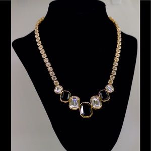 monet jewelry swarovski crystal necklace