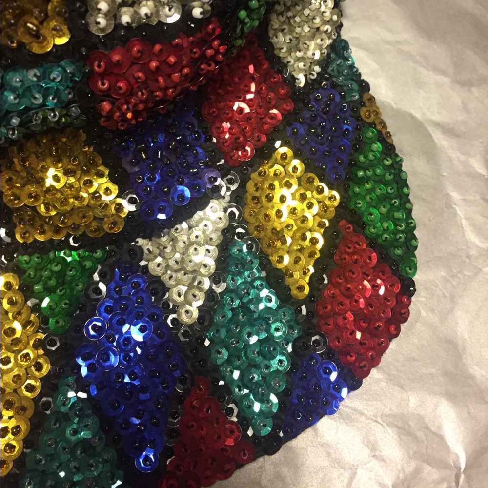 WORN ONCE- Sequin Vintage Retro Hat - Picture 3 of 4