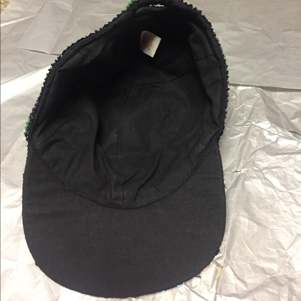 WORN ONCE- Sequin Vintage Retro Hat - Picture 4 of 4