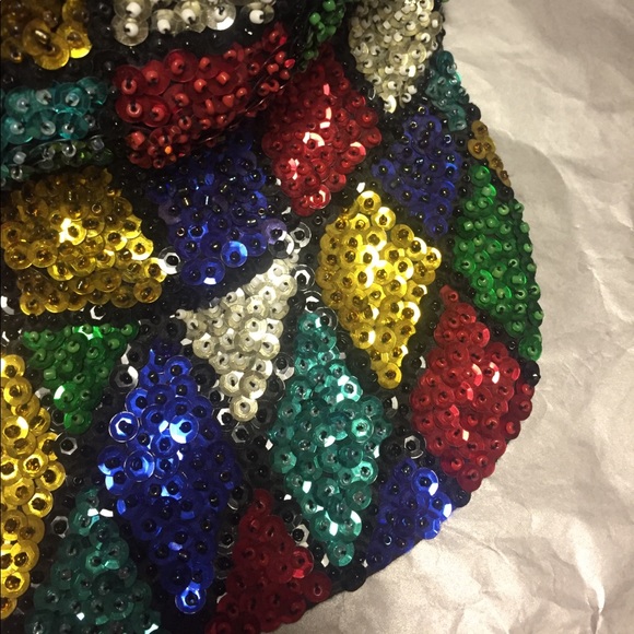 WORN ONCE- Sequin Vintage Retro Hat - Picture 3 of 4