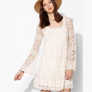 Kimchi Blue Natural Buttercup Lace Bell Dress