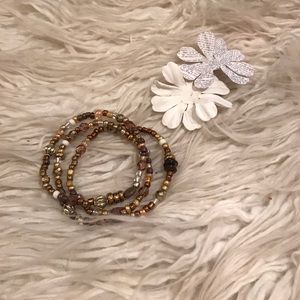 Handmade bracelet bundle🌙 earth tones