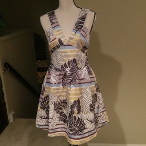 Merlot and Gold Sparkle Sundress