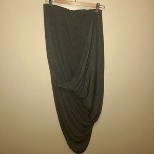 ⚪️ Super-soft high-low skirt, M, Grecian-wrap