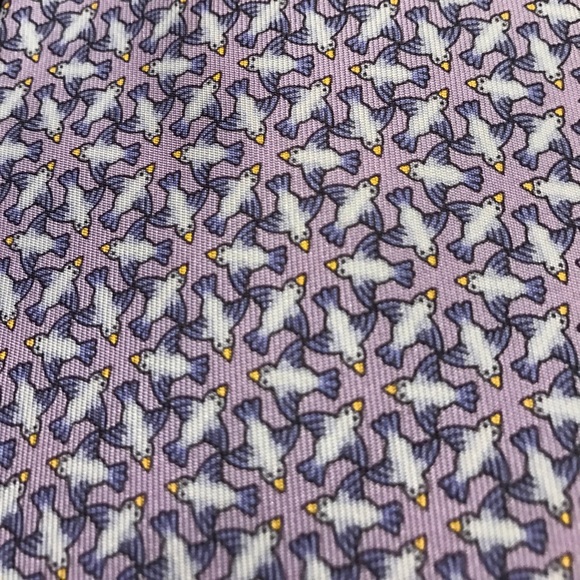 3 Ties Hermes 100% soie Made in France - Picture 4 of 4