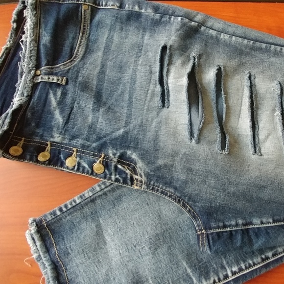 Denim - Distressed Plus Sized Jeans