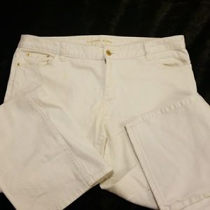 White Bootcut Michael Kors jeans