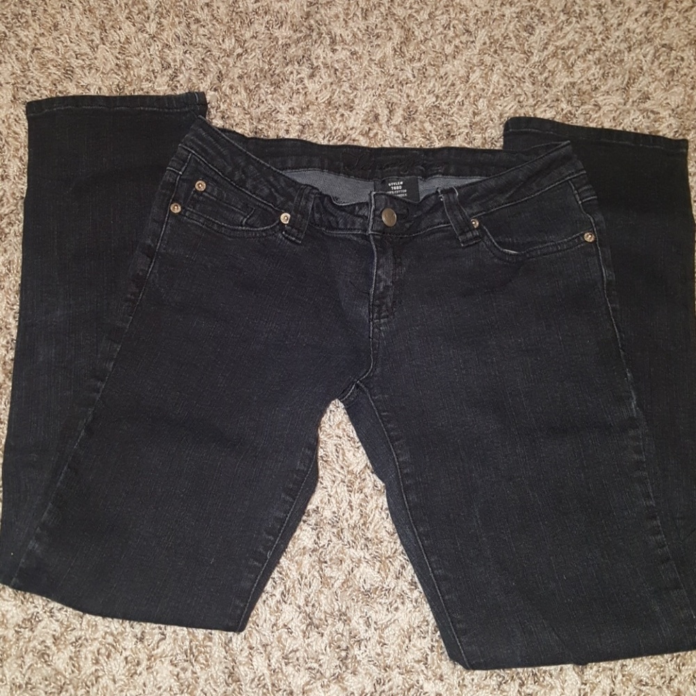 Wetseal black jeans size 5s