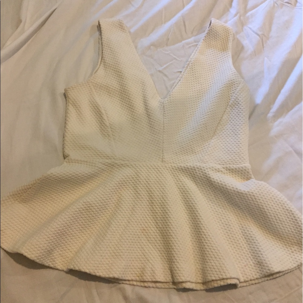 H&M Peplum Tank Top