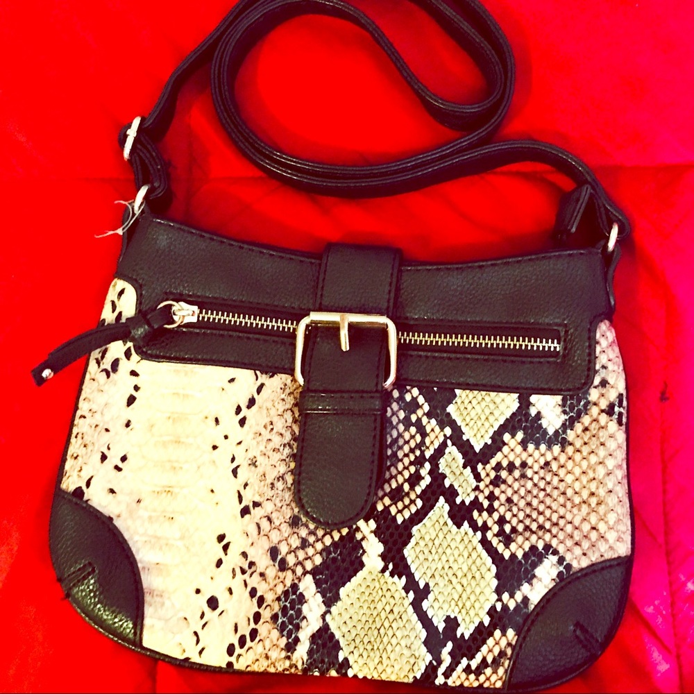 Beautiful snake skin bag