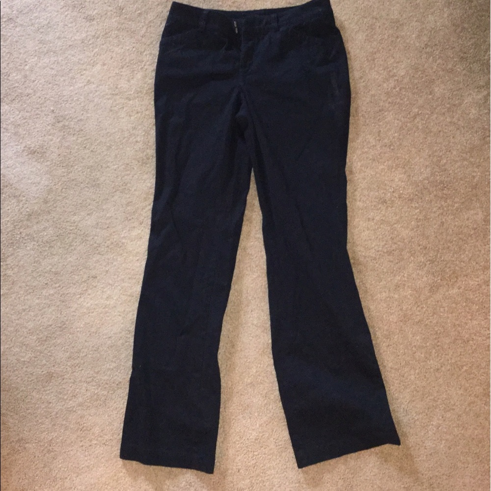 Black dockers flare work / uniform pants